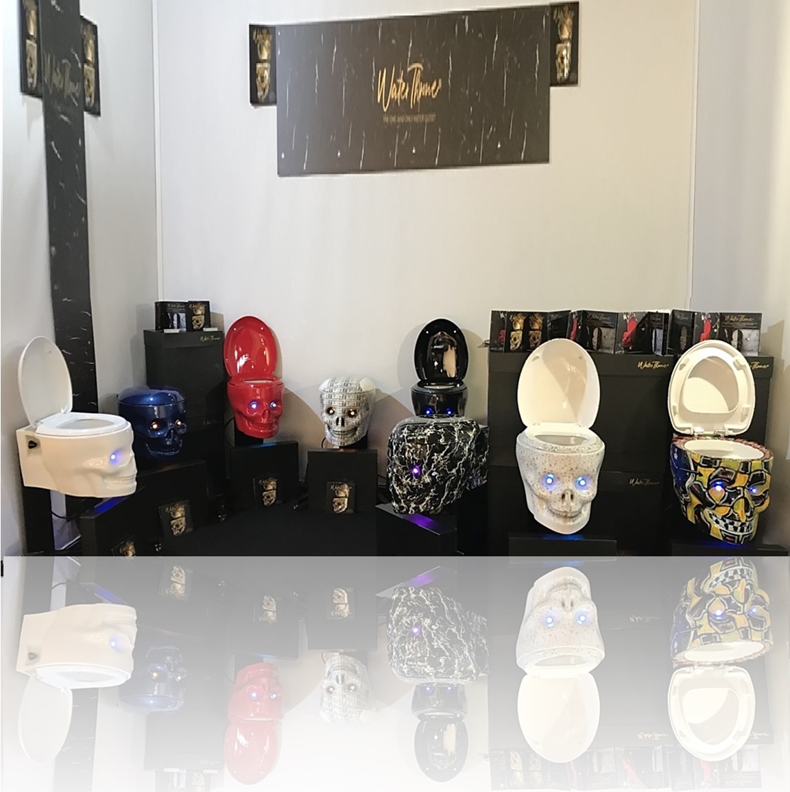 Bộ sưu tập nhà vệ sinh Halloween, Halloween skull toilet, Bồn cầu đầu lâu /Page 